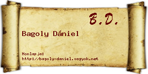 Bagoly Dániel névjegykártya